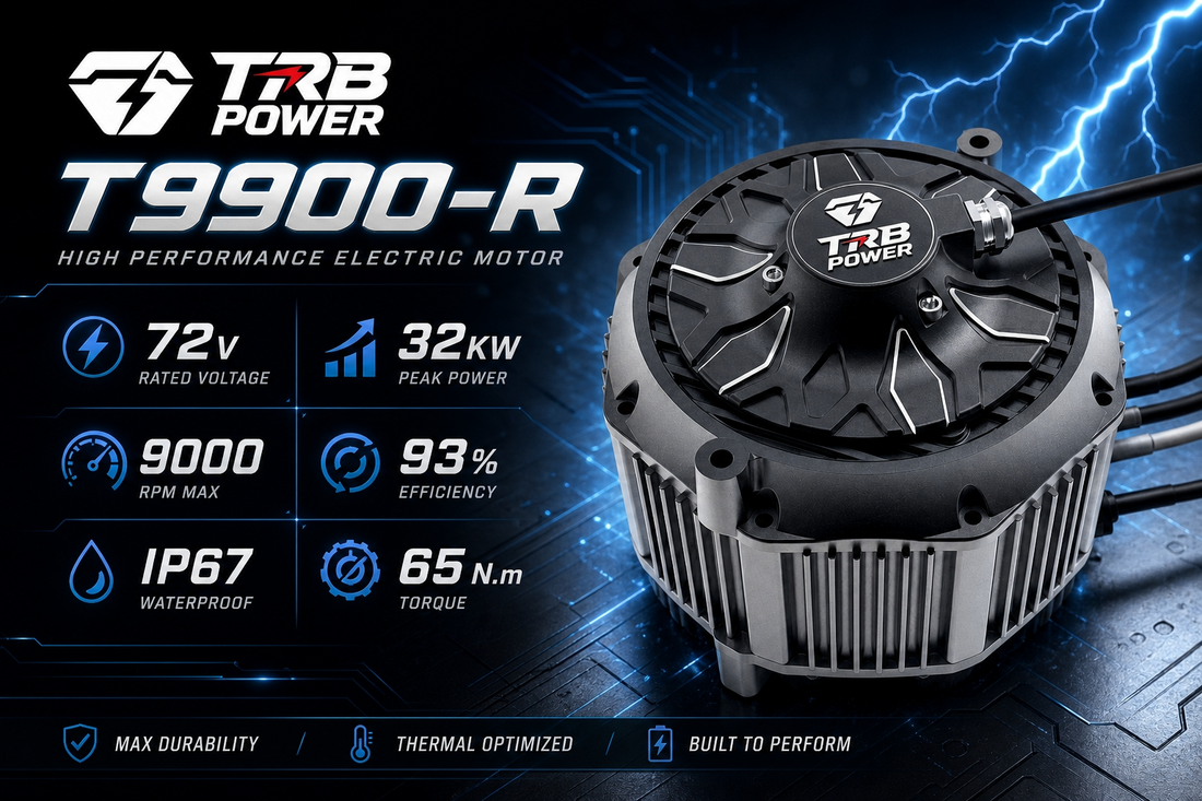 Introducing the TRB Power T9900 Series: High-Performance Mid-Drive Motors for Light Bee and E-Moto Builds