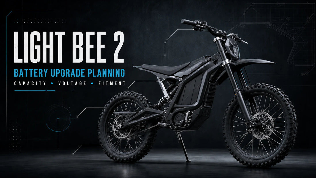 Light Bee 2 battery upgrade planning guide covering capacity, voltage and fitment
