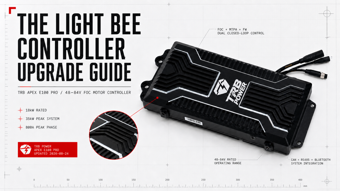 TRB Apex E100 Pro Sur-Ron Light Bee controller upgrade guide