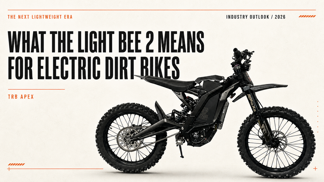 TRB Apex electric dirt bike industry outlook