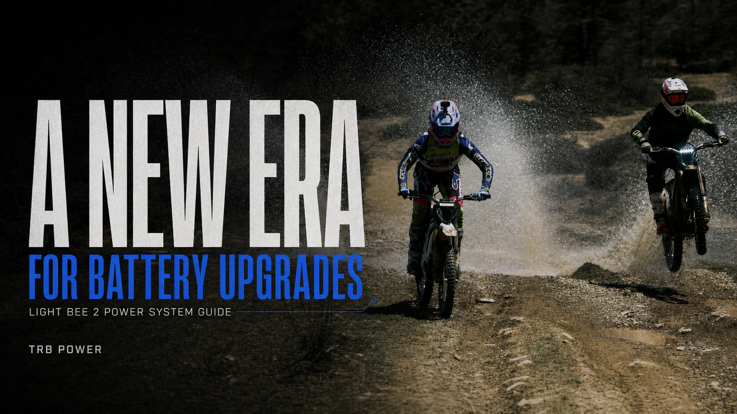 Surron Light Bee 2 riders and battery upgrade system guide by TRB POWER