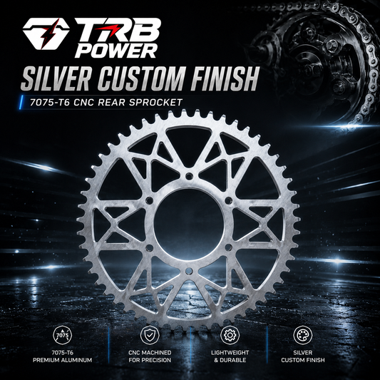 TRB POWER 58T CNC 7075 rear sprocket for Sur-Ron Light Bee