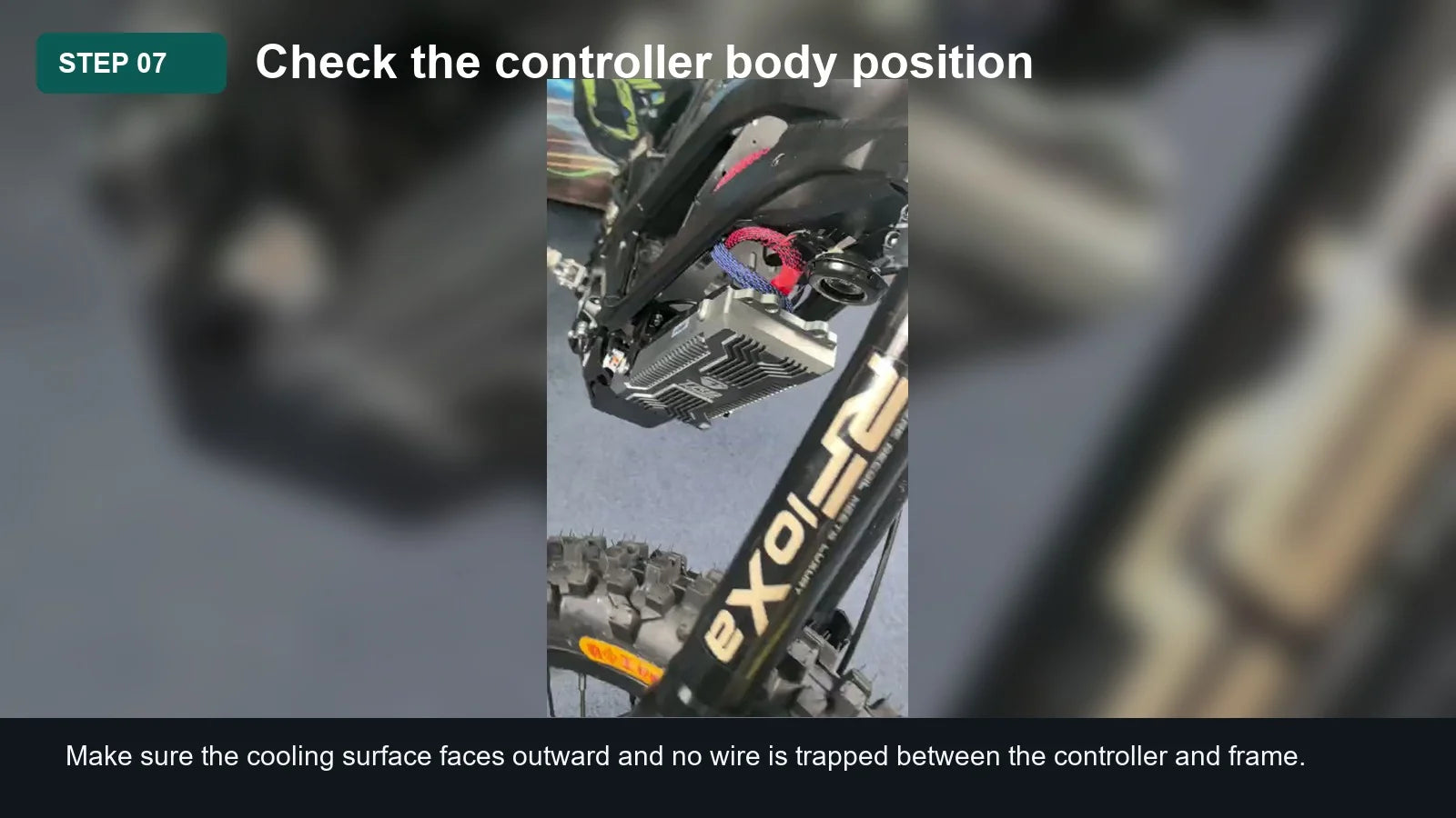 Light Bee Controller Installation Guide: Step 07, Check the controller body position