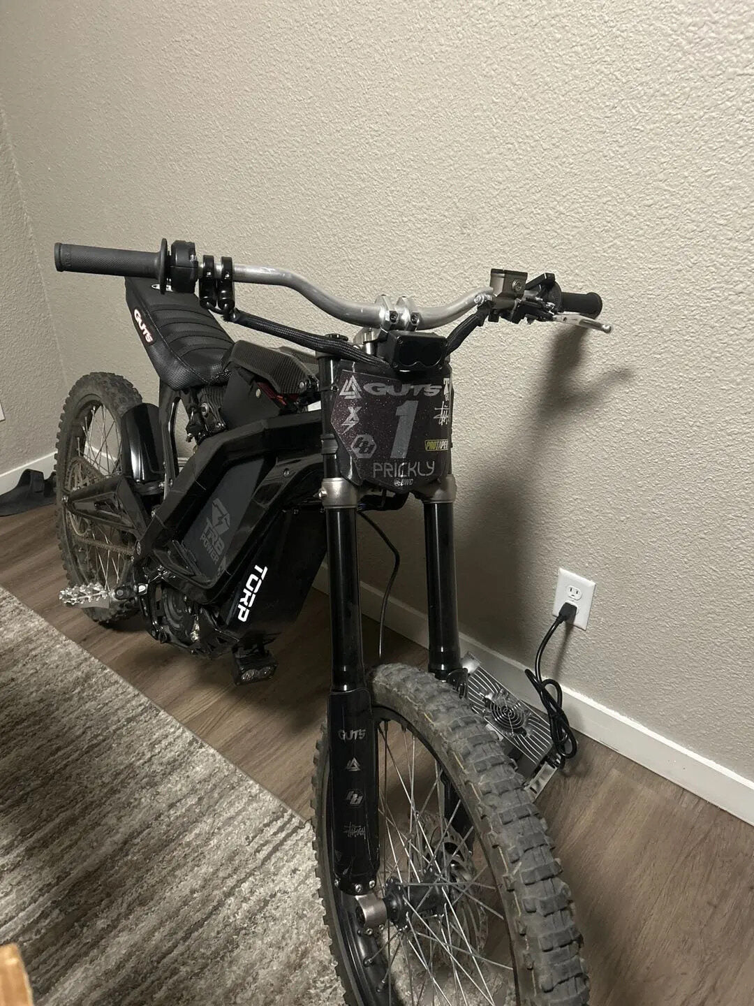 TRB POWER customer electric dirt bike build photo